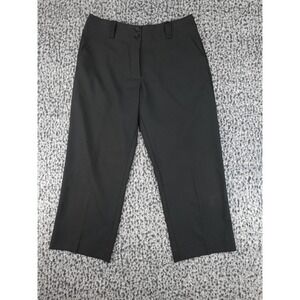 Nike Golf Pants Women 4P Black Good Fit Dry Cropped Athletic Trousers